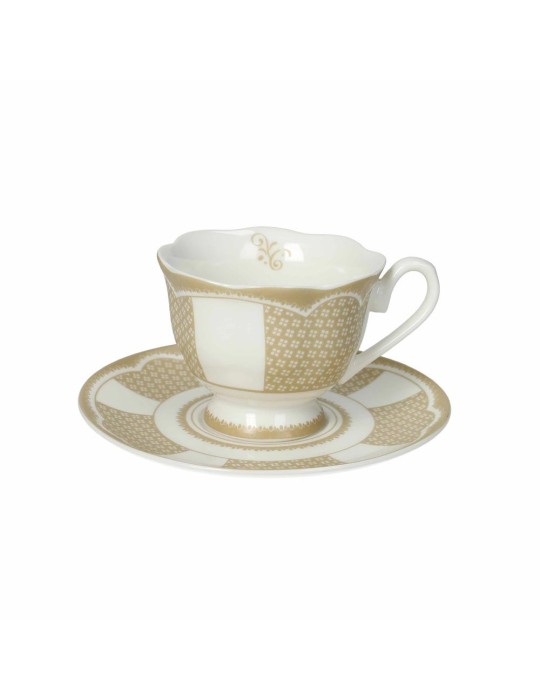 Set 2 Tazzine Caffè Golden Eye Brandani in...