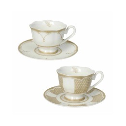 Brandani Set di 2 tazzine da caffè Golden Eye