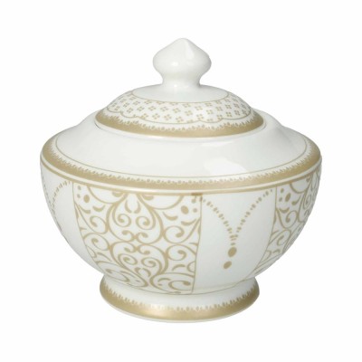 Zuccheriera Golden Eye Brandani in Pregiata New Bone China