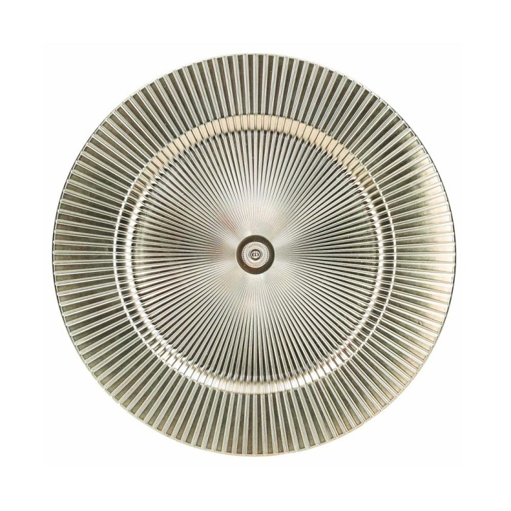 Brandani Set di 4 sottopiatti Raggera champagne Ø 32,5 cm