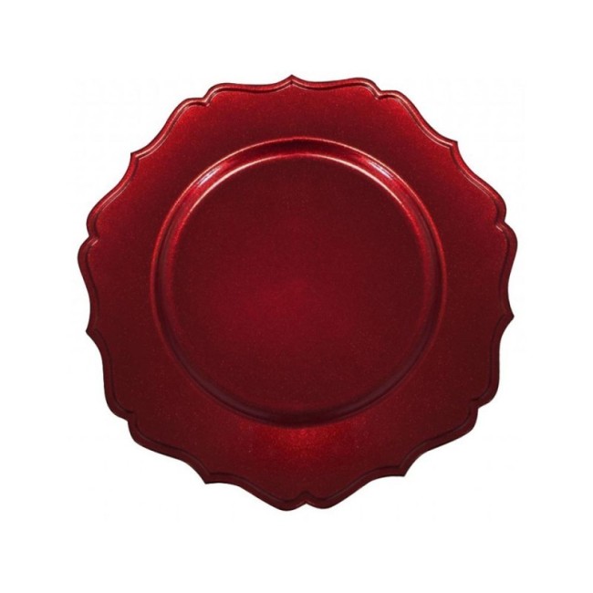 SOTTOPIATTO CHIC ROSSO SET 4 PZ PP