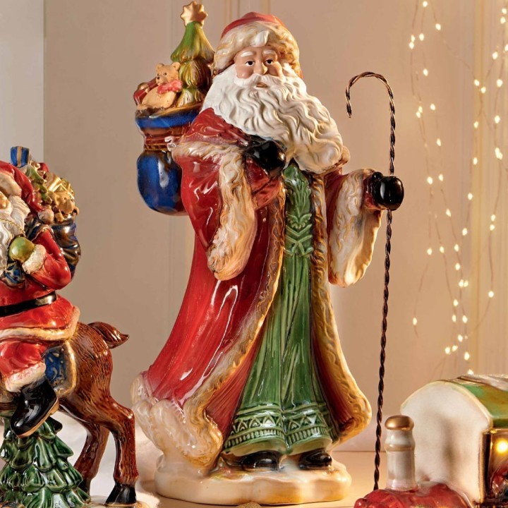 Brandani Babbo Natale con sacco dei doni alto 48,5 cm