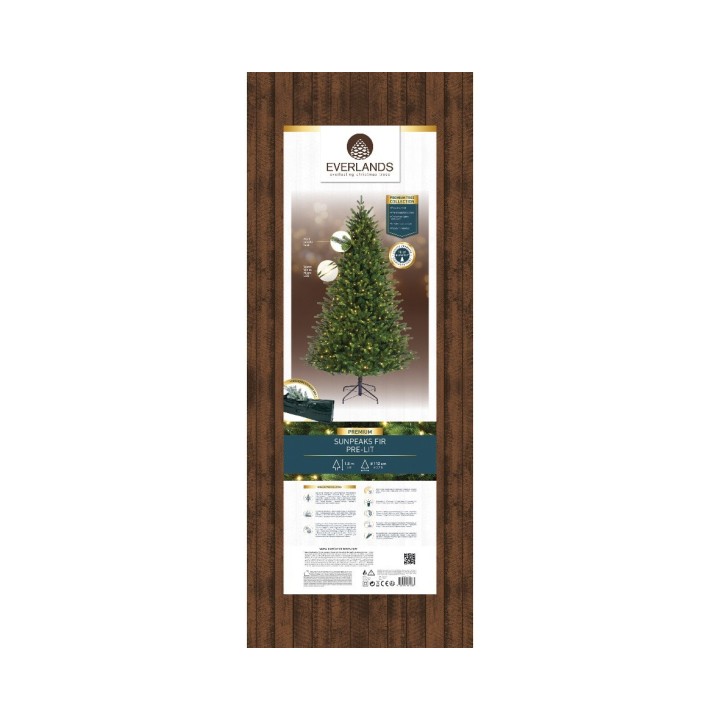 Kaemingk Albero Sunpeaks con 650 micro LED alto 180 cm