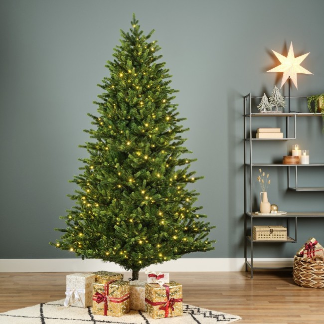 Kaemingk albero Natale artificiale abete Sunpeaks con microled H180cm
