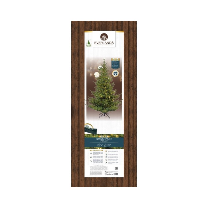 Kaemingk Albero di Natale Norway Spruce 210 cm 900 LED