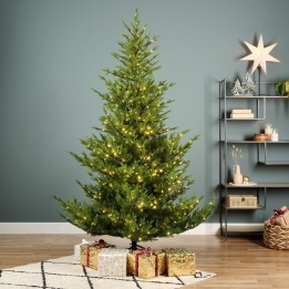 Kaemingk Albero di Natale Norway Spruce 240 cm 1.100 LED