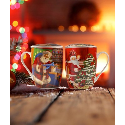 TISANIERA C/FILTRO BABBO NATALE  2