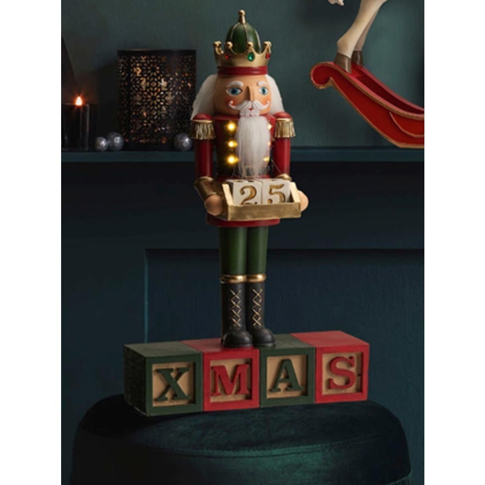 Palais Royal Noel soldatino Schiaccianoci con led Il Sapore delle Feste  H35cm - Candida Celiento