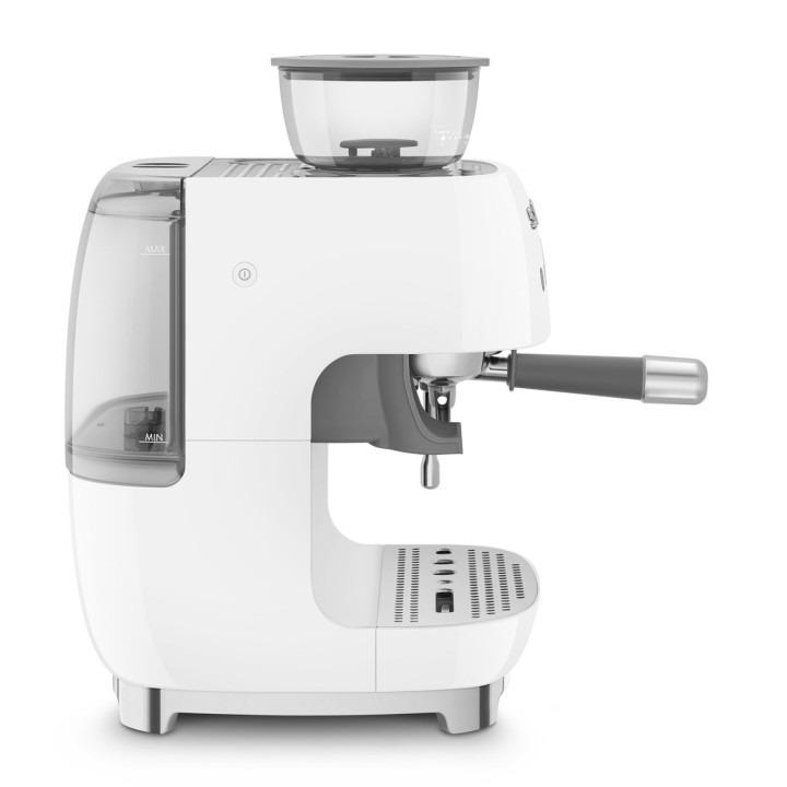 Smeg Macchina espresso 50's Style con macinacaffè bianca