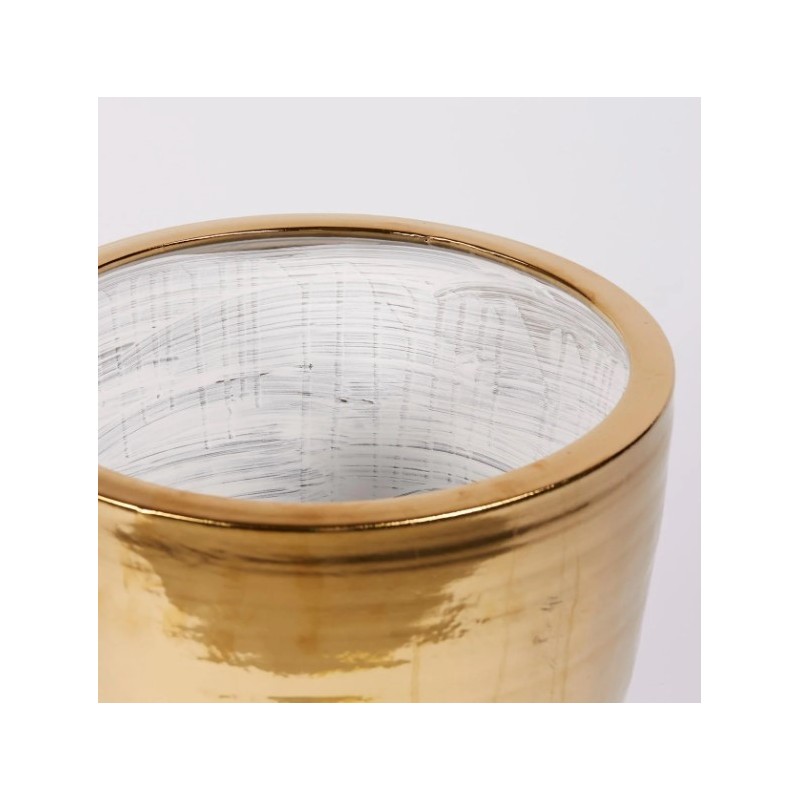 Vaso Fenice Svasato Gold H45 D43 - Enzo De...