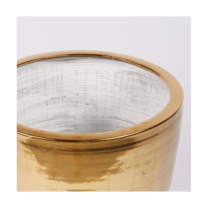 EDG Enzo De Gasperi Vaso Fenice svasato oro Ø 43 cm