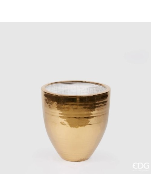 Vaso Fenice Svasato Gold H45 D43 - Enzo De...