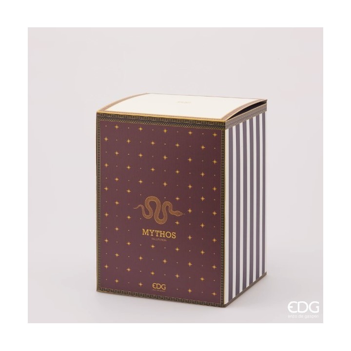 EDG Enzo De Gasperi Vaso Egypt Snake con righe alto 32 cm