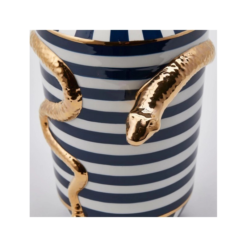 Vaso Egypt Snake con Righe H32 D21 - Enzo De...