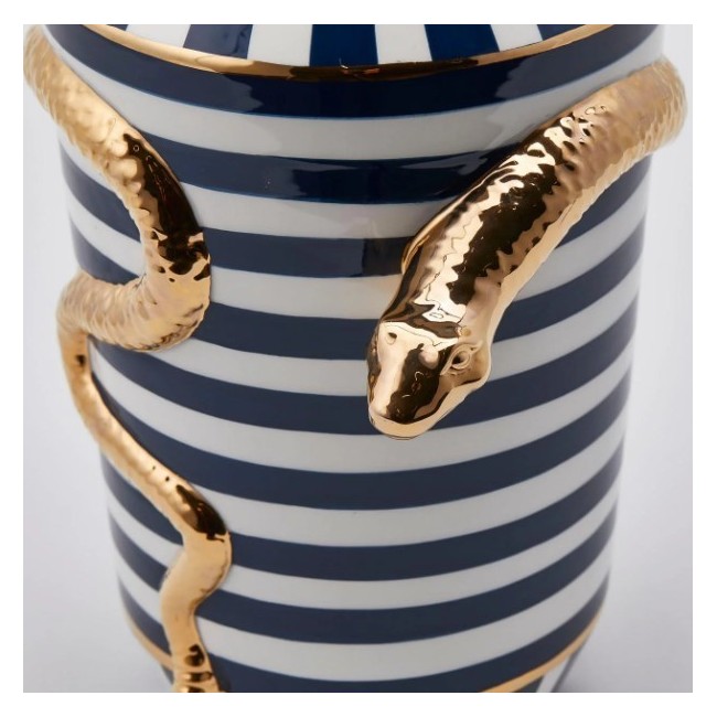 Vaso Egypt Snake con Righe H32 D21 - Enzo De...