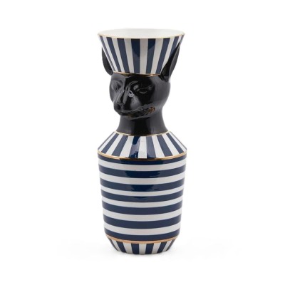 Vaso Egypt Snake con Righe H47 EDG – Vaso Decorativo in...