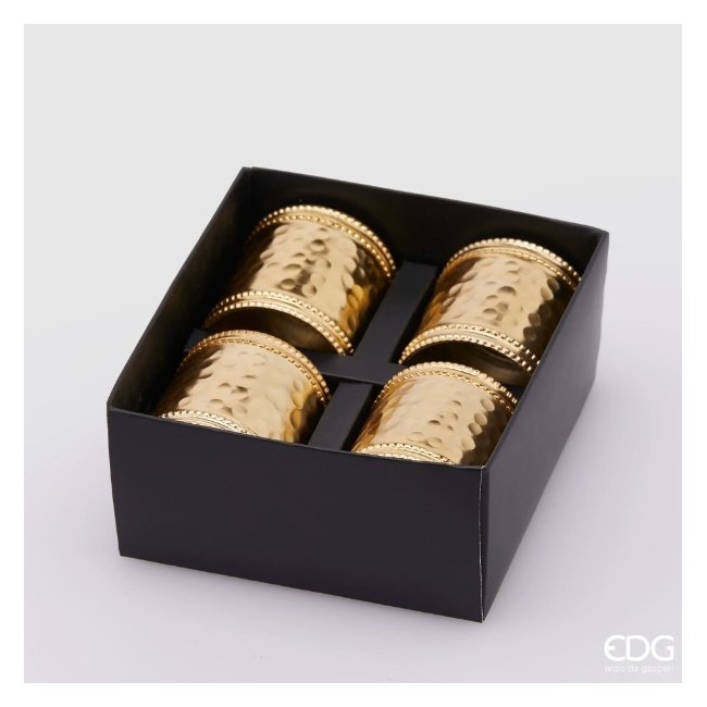 SET 4 PTAVOGL CONVESSO METAL CONF. REGALO GOLD