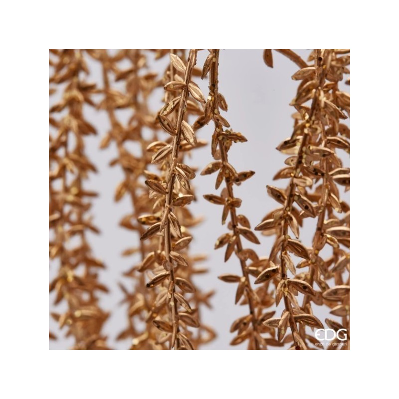 Ramo Cadente Decorativo Olis Glitterato Gold...