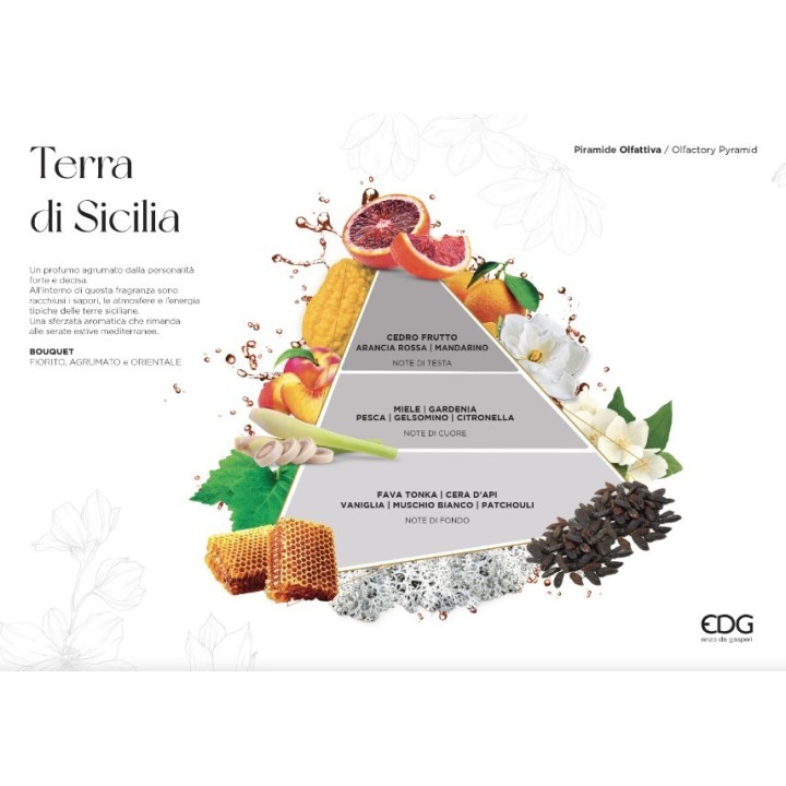 EDG Enzo De Gasperi Diffusore Terra di Sicilia 2.200 ml
