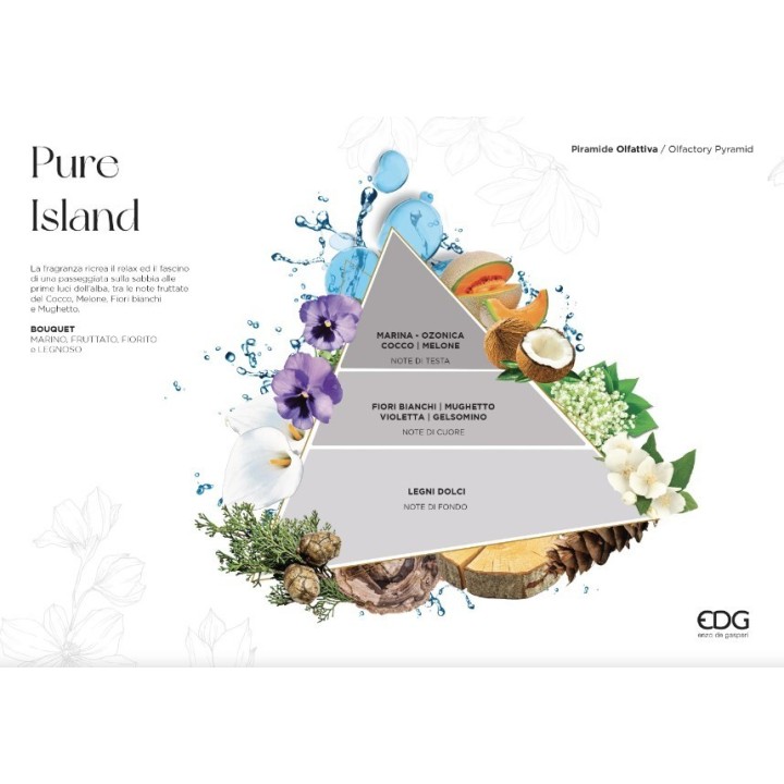 EDG Enzo De Gasperi Diffusore Pure Island 2.200 ml