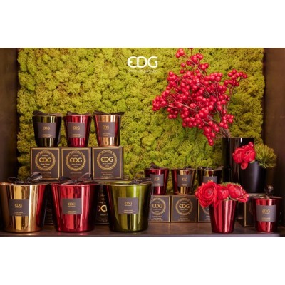 Candela profumata Mirror Black Rose & Oud rossa EDG 2