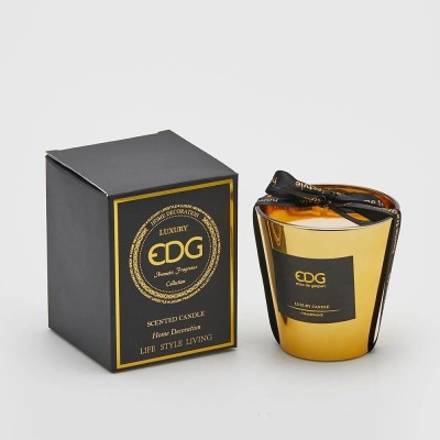 Candela profumata Mirror Champagne oro EDG