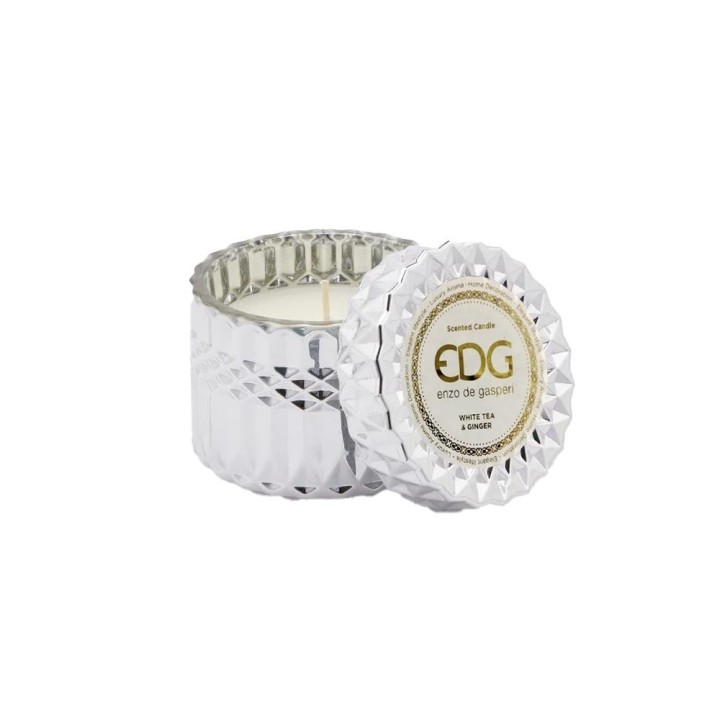EDG Enzo De Gasperi Candela Cristal White Tea Ginger Ø 9 cm