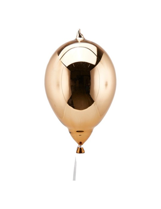 DEC.PALLONCINO VETRO NEW DARK GOLD