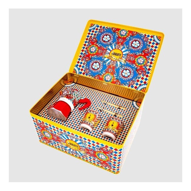 Set Moka Express Carretto Siciliano 2 Tazze –...