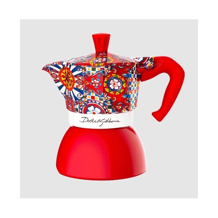 Bialetti Moka Induction Dolce&Gabbana Carretto 4 tazze