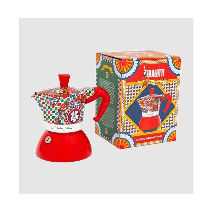 Bialetti Moka Induction Dolce&Gabbana Carretto 2 tazze