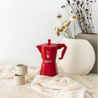 Moka Exclusive Red 3 Tazze – Bialetti 2
