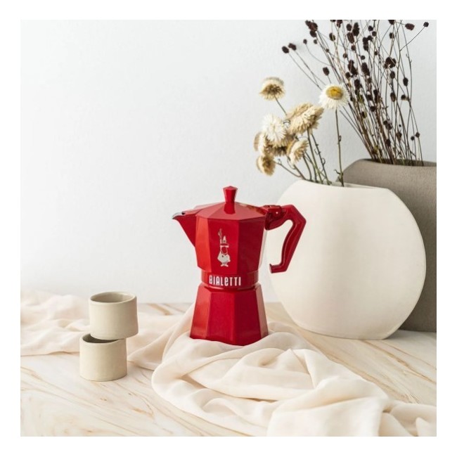 Moka Exclusive Red 3 Tazze – Bialetti