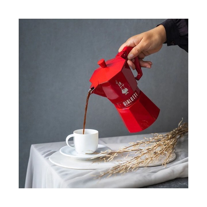 Bialetti Moka Exclusive rossa 6 tazze