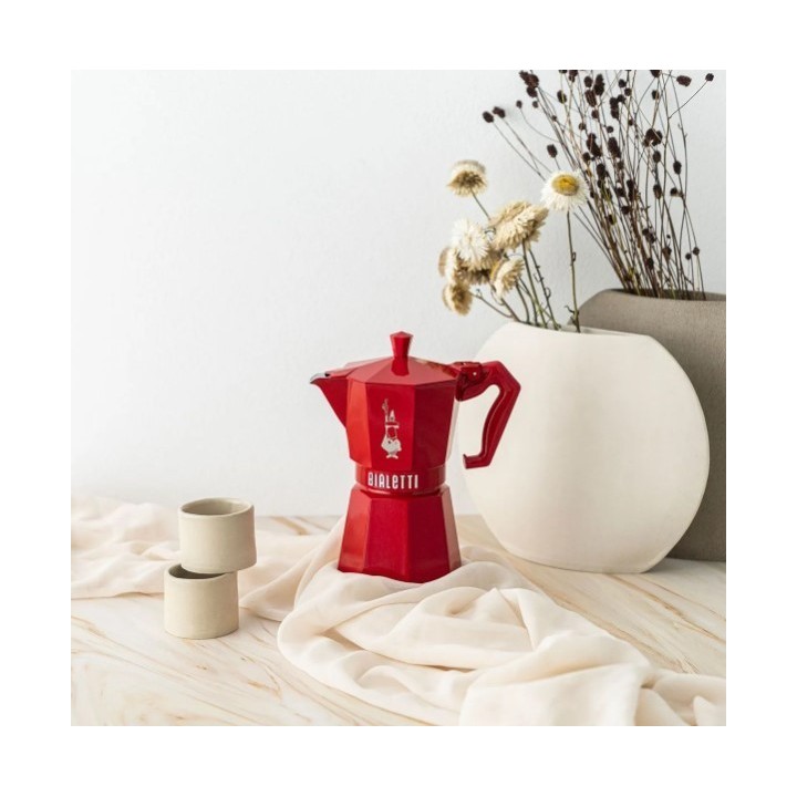 Bialetti Moka Exclusive rossa 6 tazze