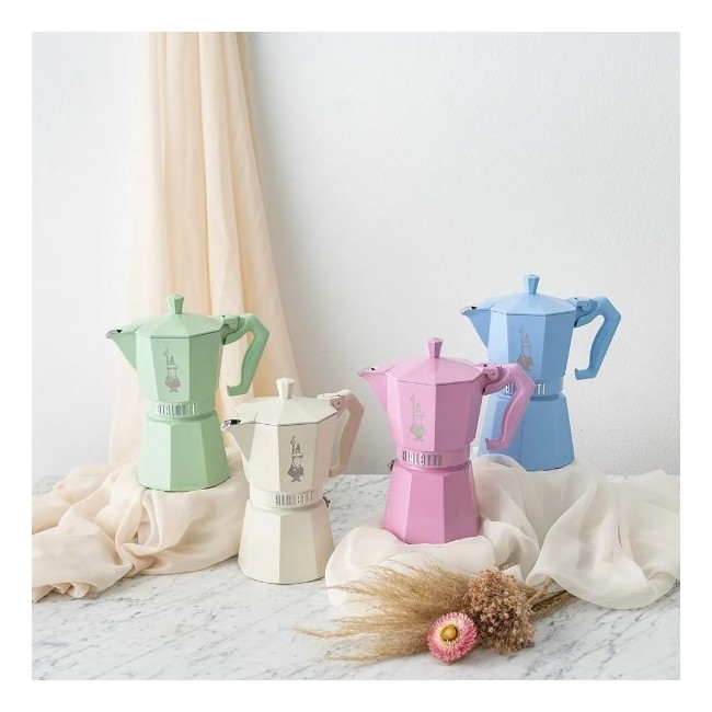 Moka Exclusive Cream 3 Tazze Bialetti Design...