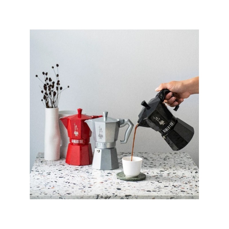 Moka Exclusive Black 3 Tazze – Bialetti