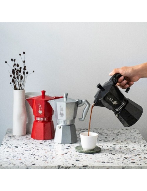 Moka Exclusive Black 3 Tazze – Bialetti