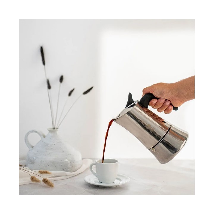 Bialetti Caffettiera Moon Exclusive inox per induzione