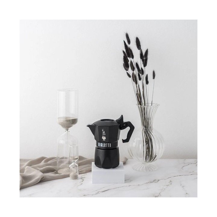 Bialetti Brikka Exclusive nera 2 tazze