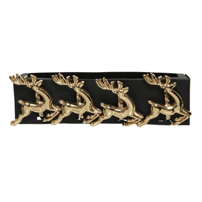 NAPKIN RING ZINC GOLD RENNA