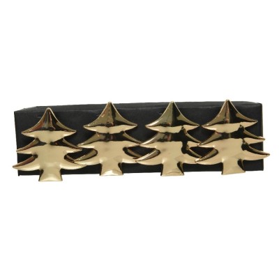 NAPKIN RING ZINC GOLD ALBERO