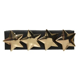 Kaemingk Portatovagliolo in zinco oro con stella