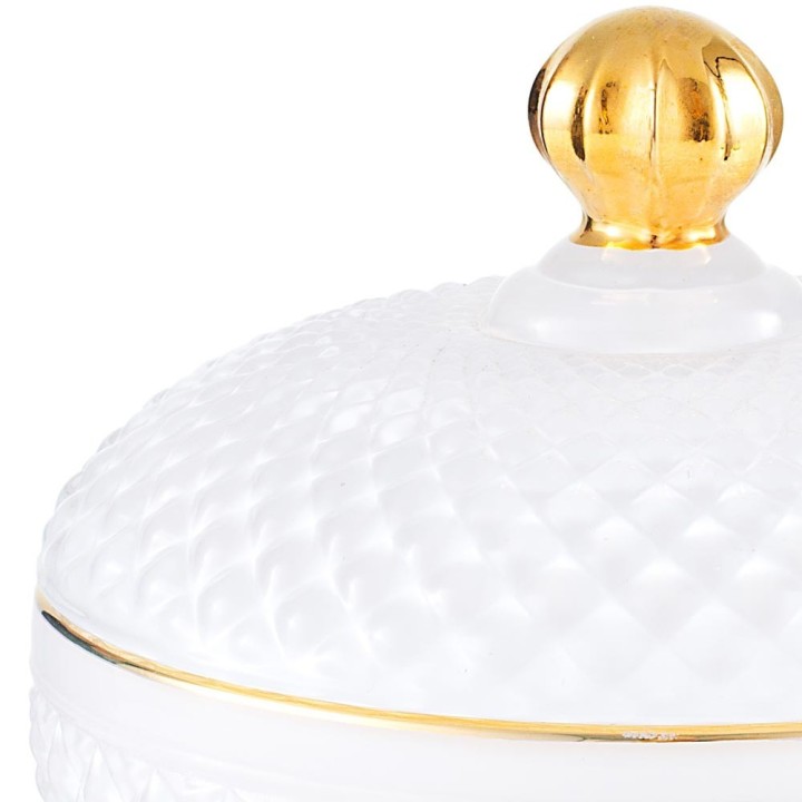 Emò Italia Scatola Medina vetro bianco Ø 12 cm