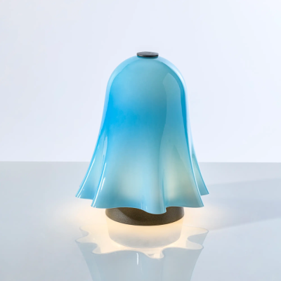 Fantasmino Lampada da Tavolo Acquamare – Design in Vetro... 2