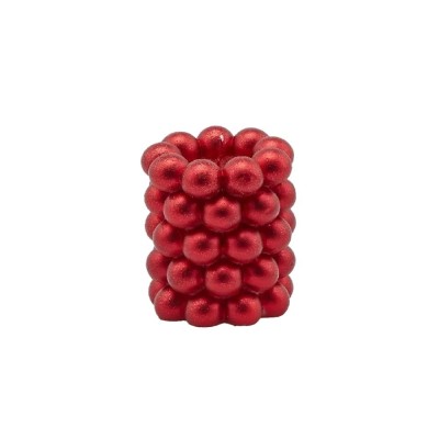 Candela Moccolo Sfere EDG Enzo De Gasperi H9,5cm D8cm...