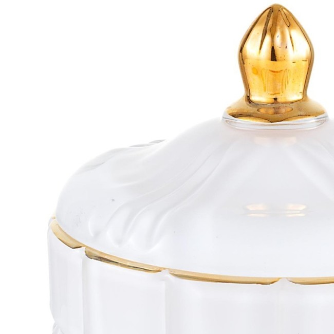 Candela in Vetro Bianca Emò Italia Collezione...