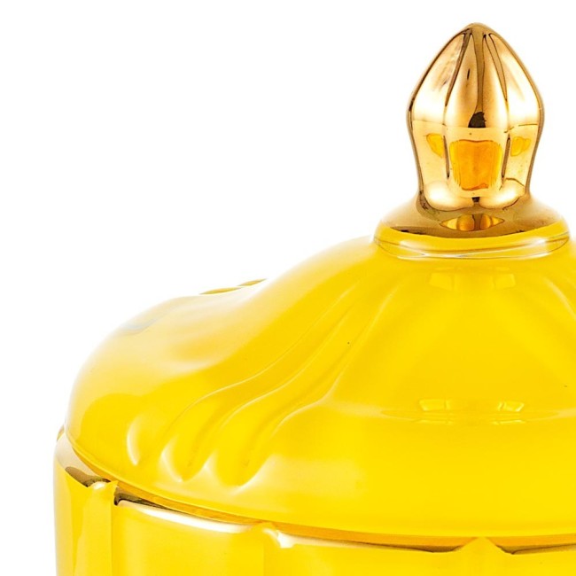 Candela in Vetro Gialla Emò Italia Collezione...