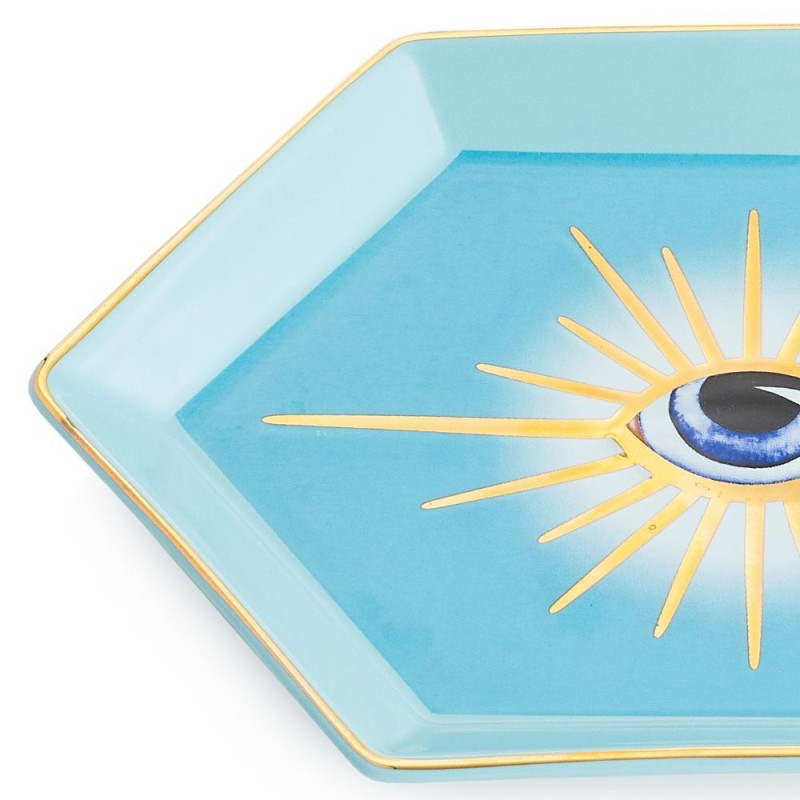 Svuotatasche in Porcellana Celeste Emò Italia...