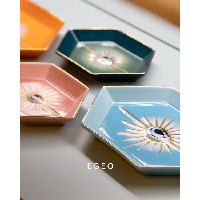 Svuotatasche in Porcellana Celeste Emò Italia...